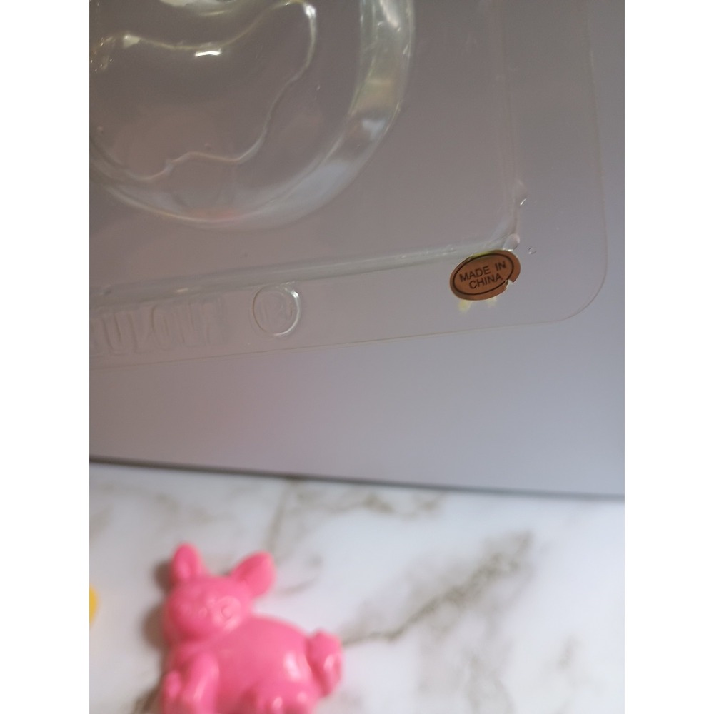 Vintage Candy Chocolate Soap Mold Animals 5 Animals Babies Shower Bday Party - Picture 8 of 8